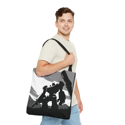 Battle Robot Tote Bag