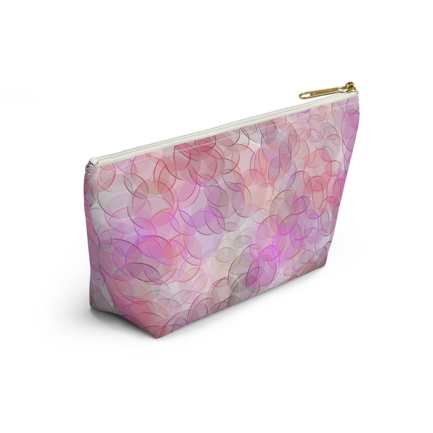 Pink Accessory Pouch w T-bottom