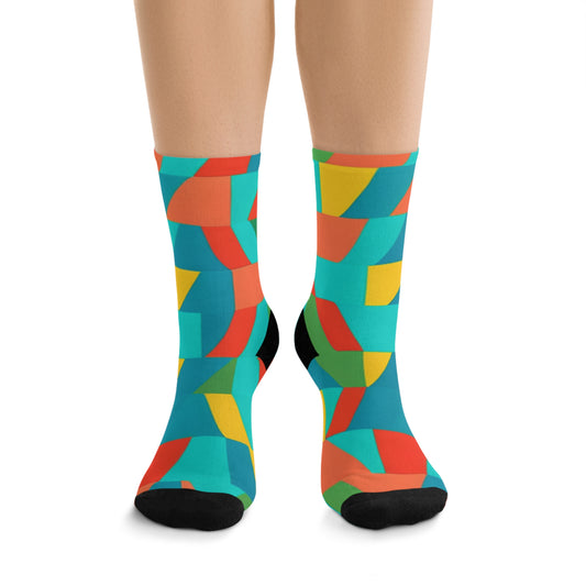 Colorful Recycled Poly Socks