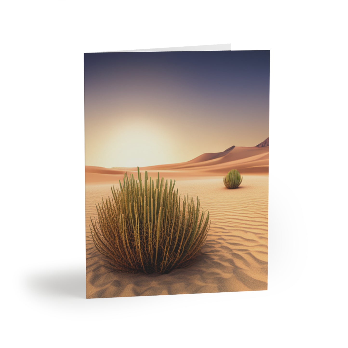 Desert Landscape Greeting cards