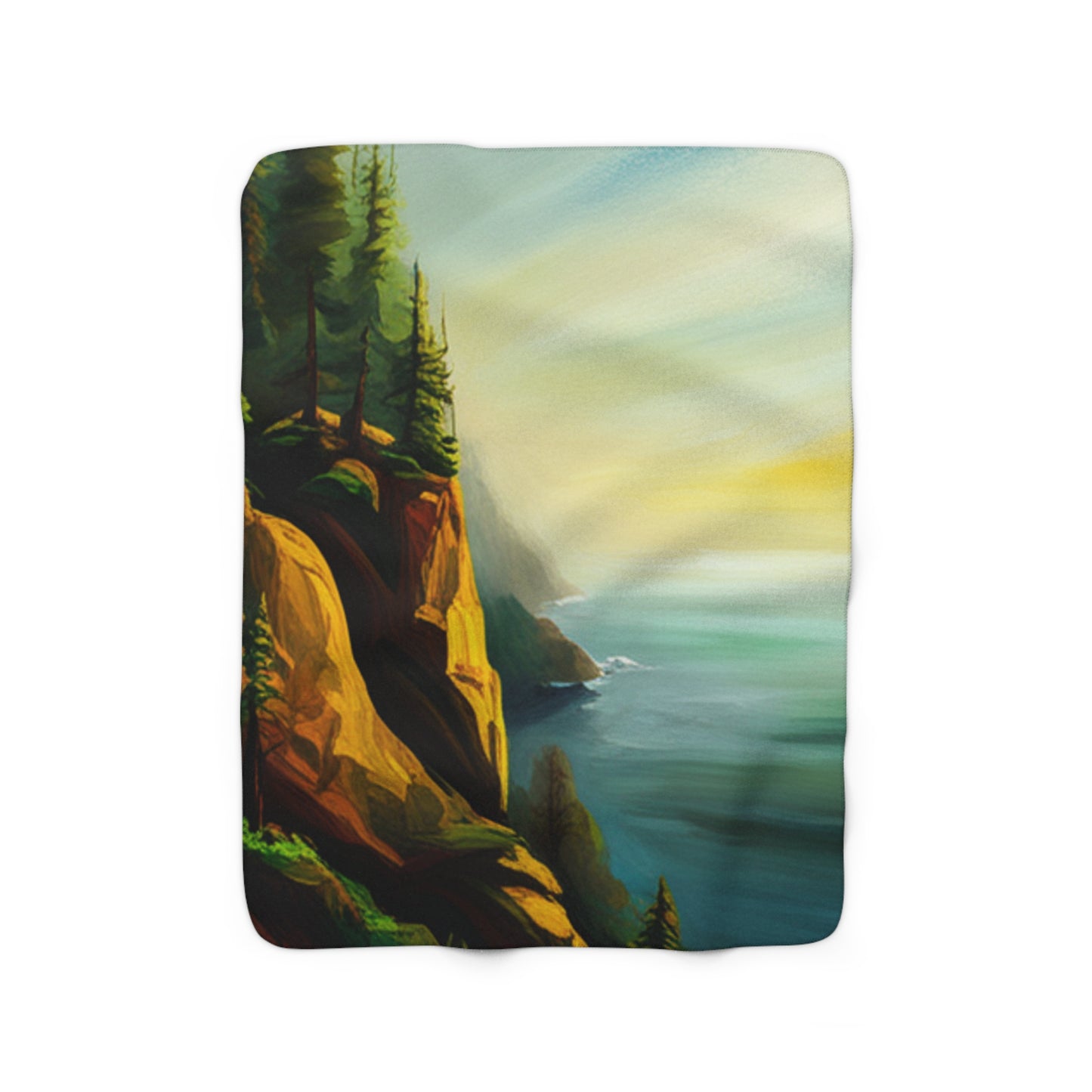 Coast Line Sherpa Fleece Blanket