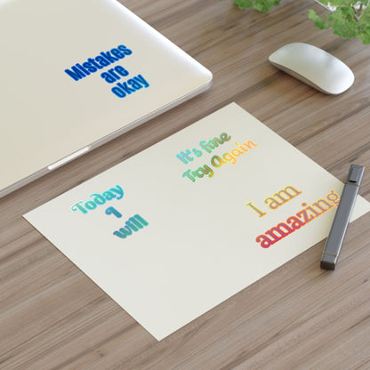 Motivational Sticker Sheets