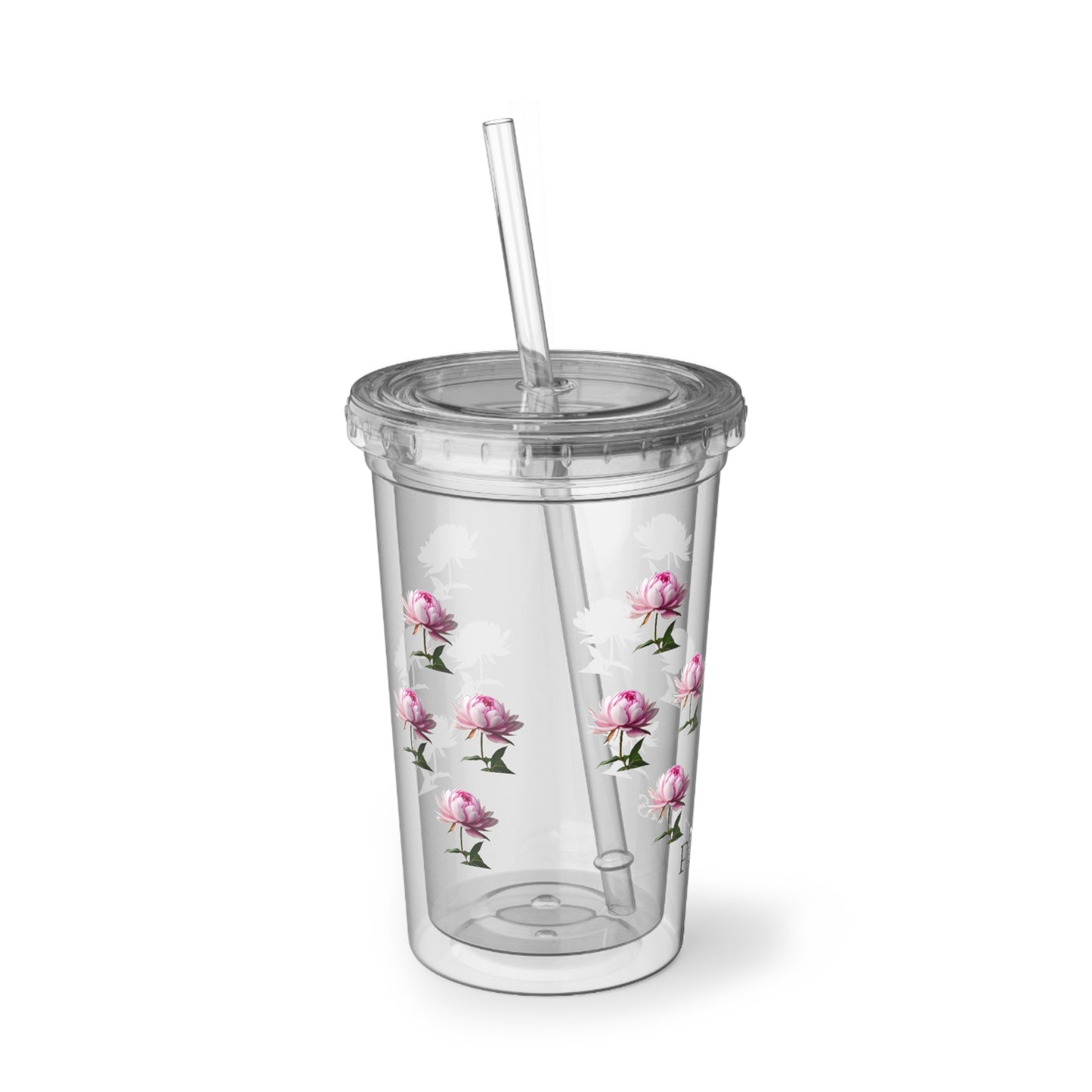 Peony Suave Acrylic Cup