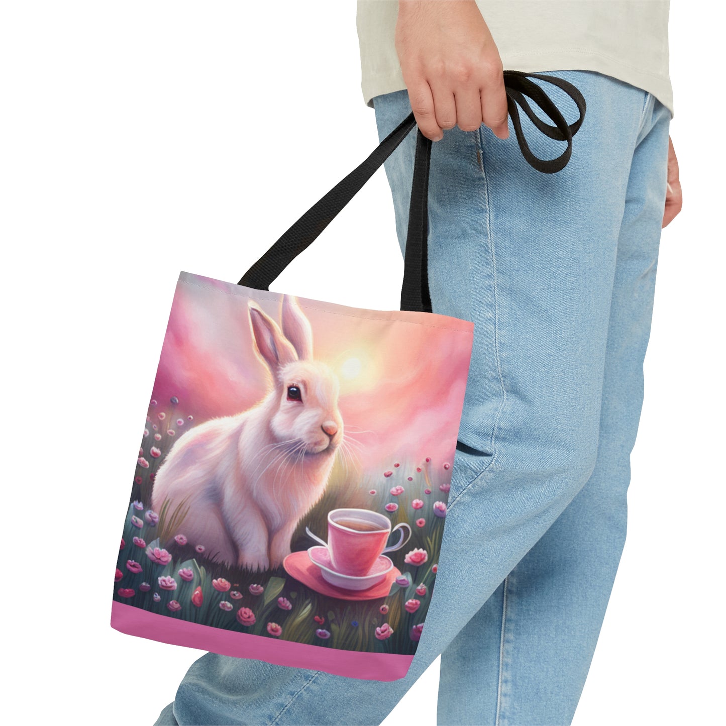 Bunny and Tea Tote Bag