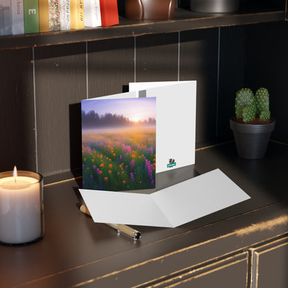 Morning Mist Greeting cards