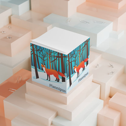 Forest Fox Note Cube