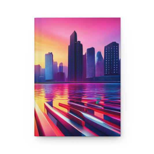 Colorful City Hardcover Journal Matte