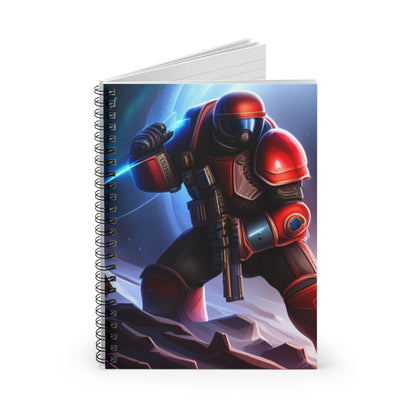 Space Marine Spiral Notebook - Ruled Line