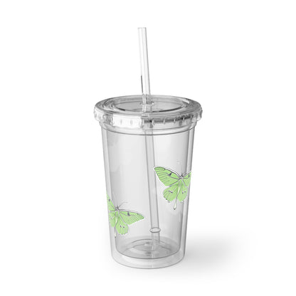 Luna Moth Suave Acrylic Cup