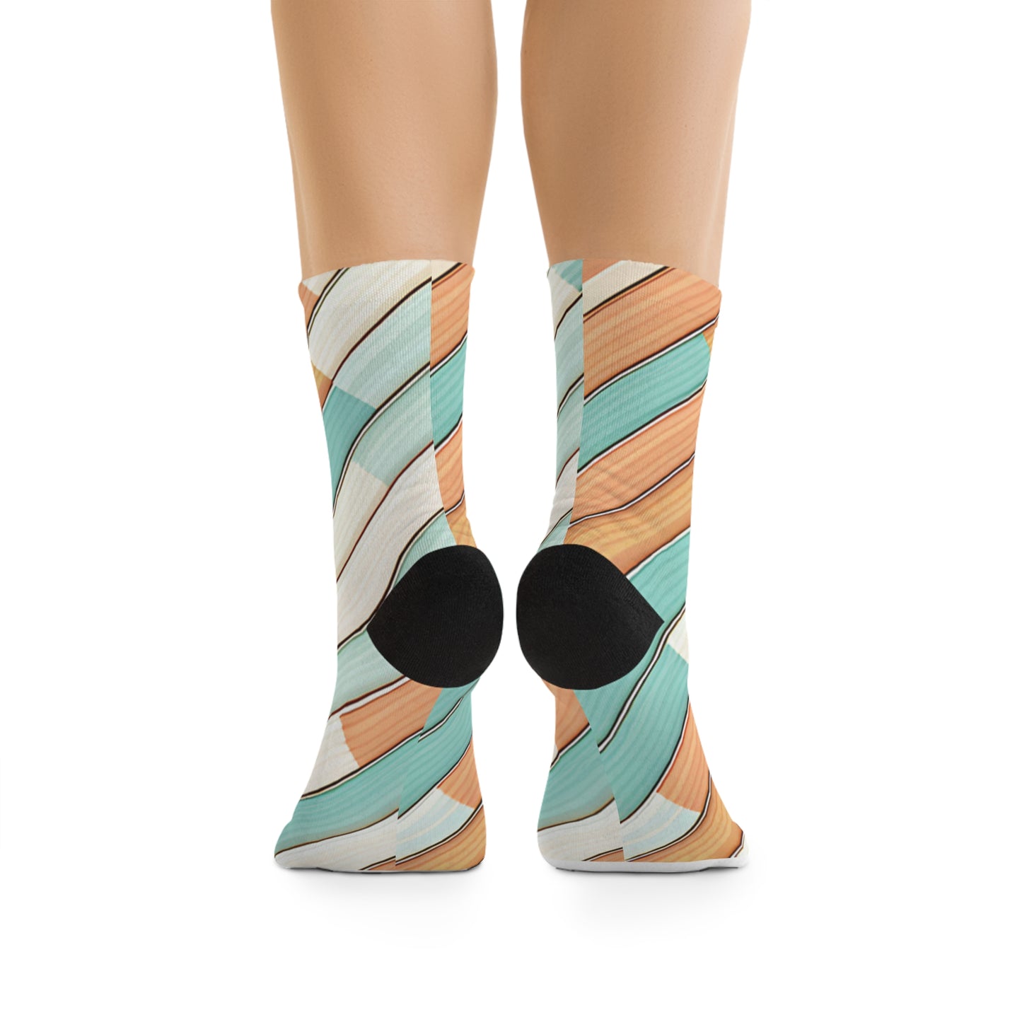 Striped Recycled Poly Socks