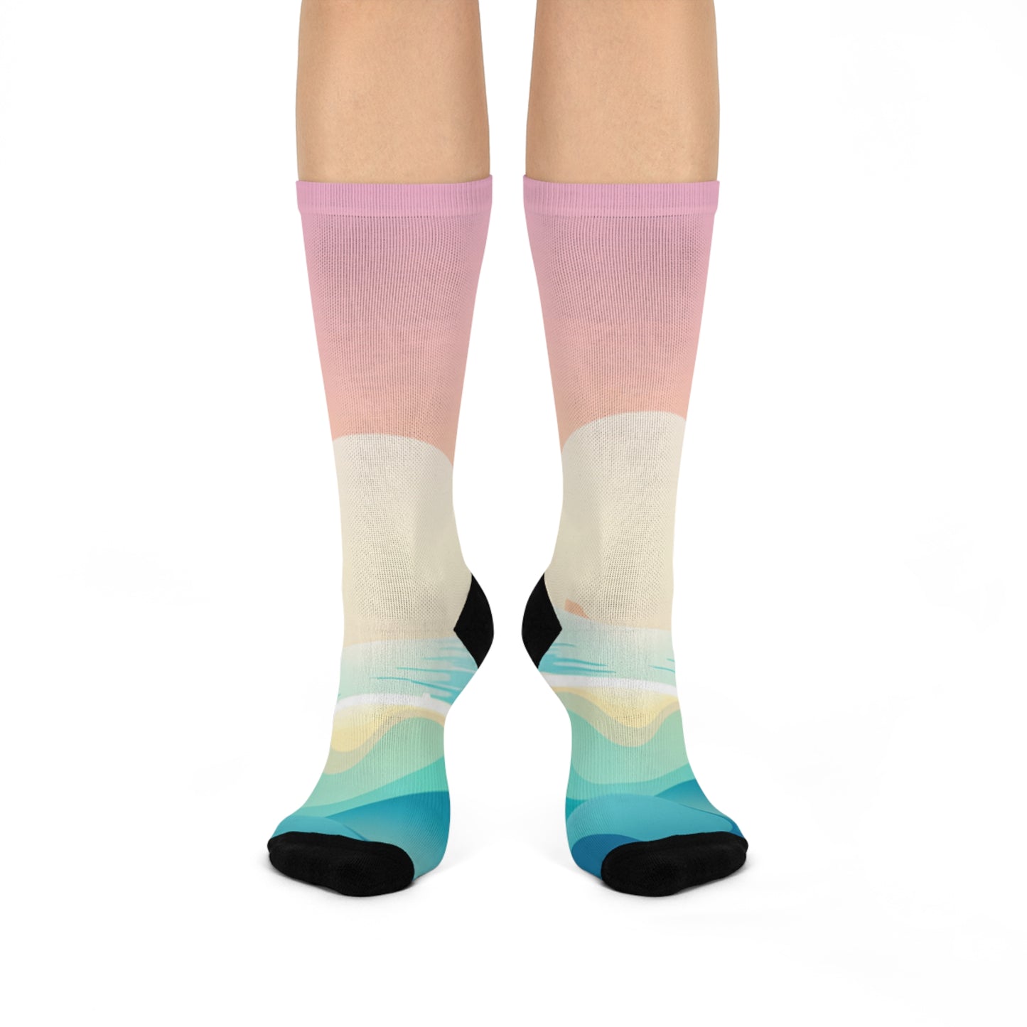 Sun Set Cushioned Crew Socks