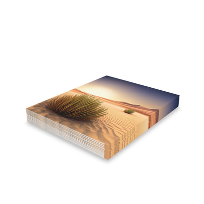 Desert Landscape Greeting cards