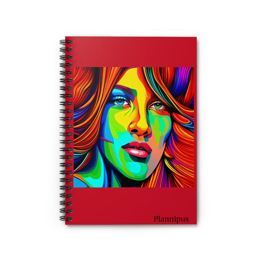 Face Spiral Notebook - Ruled Line