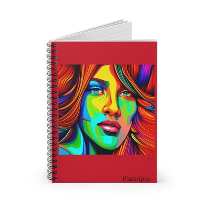 Face Spiral Notebook - Ruled Line