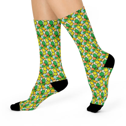 Dots Cushioned Crew Socks