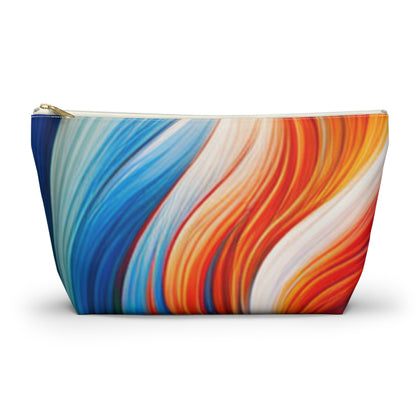 Fire Swirl Accessory Pouch w T-bottom