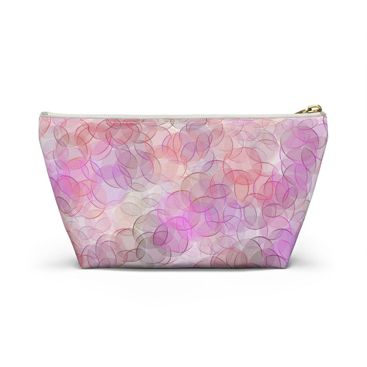 Pink Accessory Pouch w T-bottom