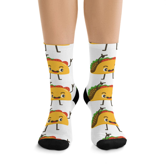 Tacos Recycled Poly Socks