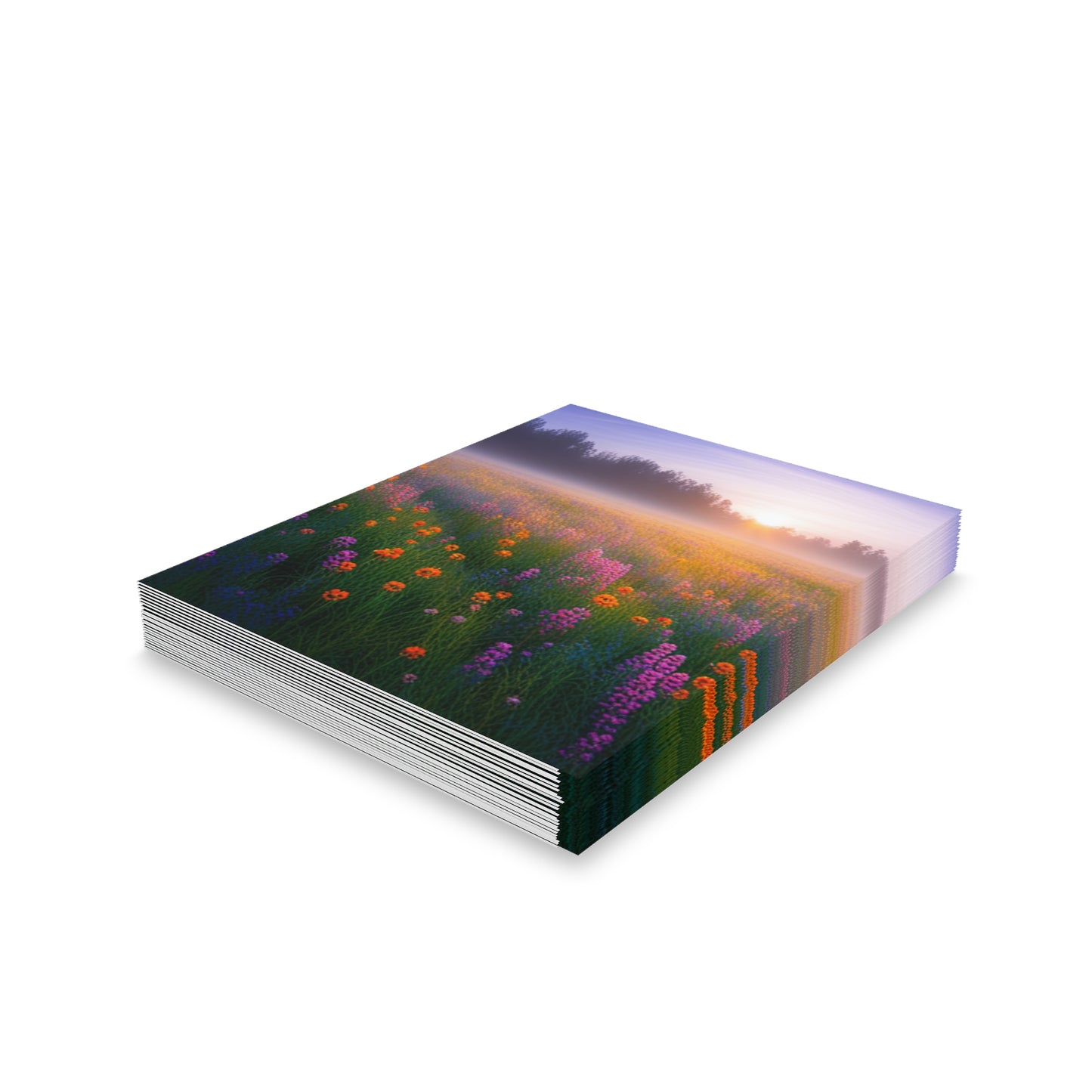 Morning Mist Greeting cards