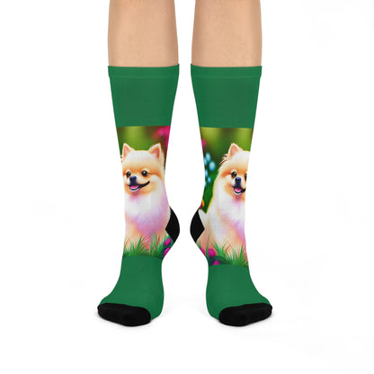 Pom Cushioned Crew Socks