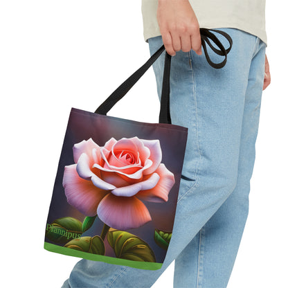 Print Rose Tote Bag