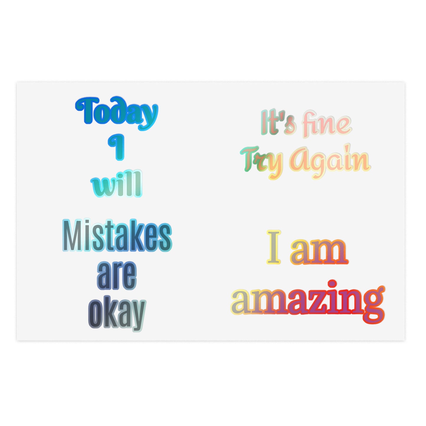 Motivational Sticker Sheets