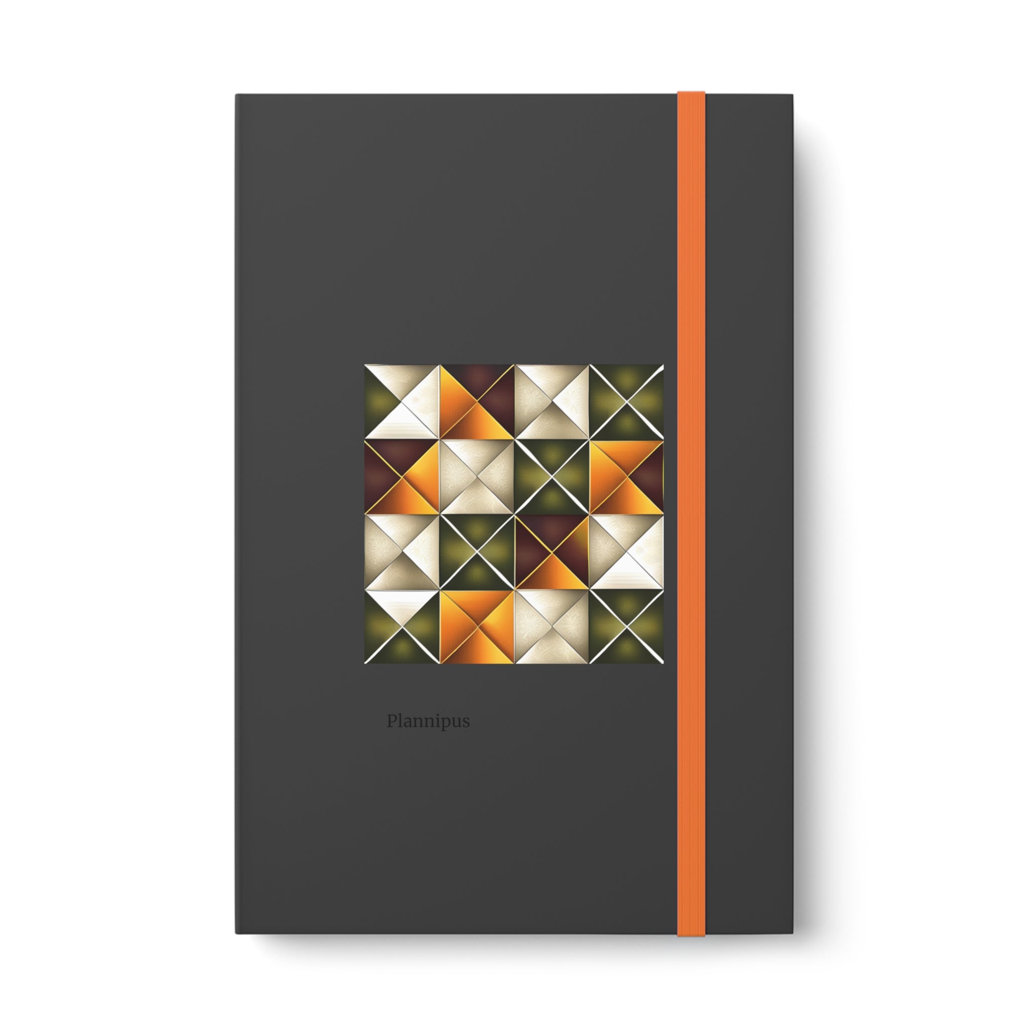 Geometric Color Contrast Notebook - Ruled