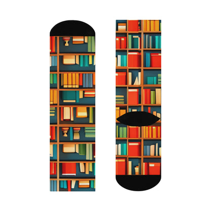 Books Cushioned Crew Socks