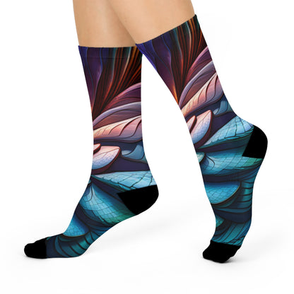 Dragon Scales Cushioned Crew Socks