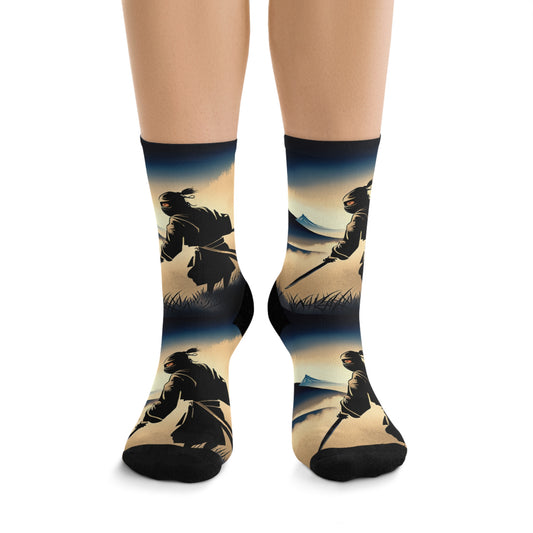 Ninja inspired Recycled Poly Socks