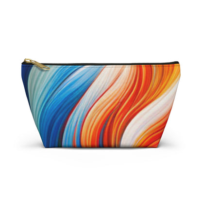 Fire Swirl Accessory Pouch w T-bottom