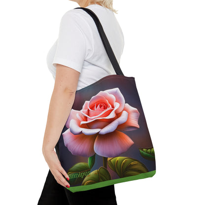 Print Rose Tote Bag