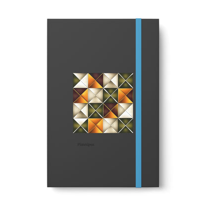 Geometric Color Contrast Notebook - Ruled