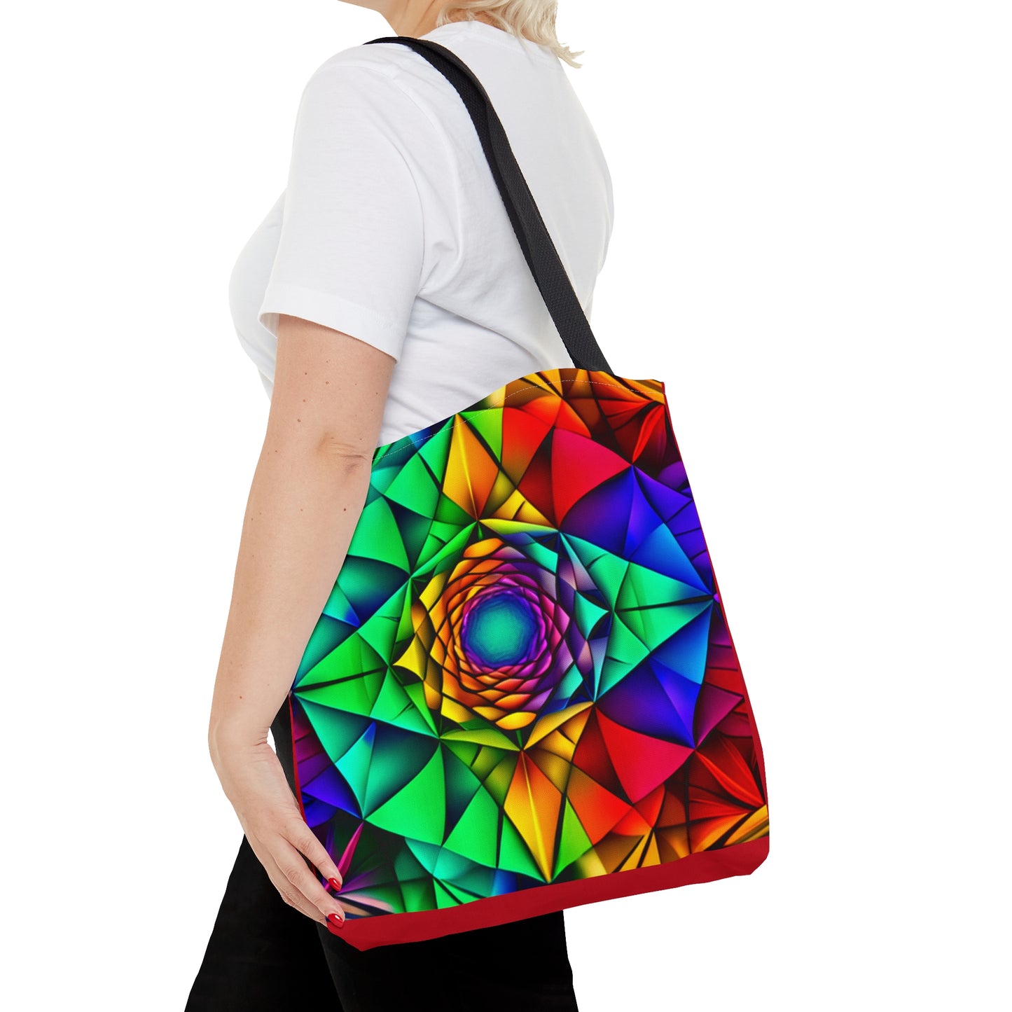 Red Pattern Tote Bag (AOP)