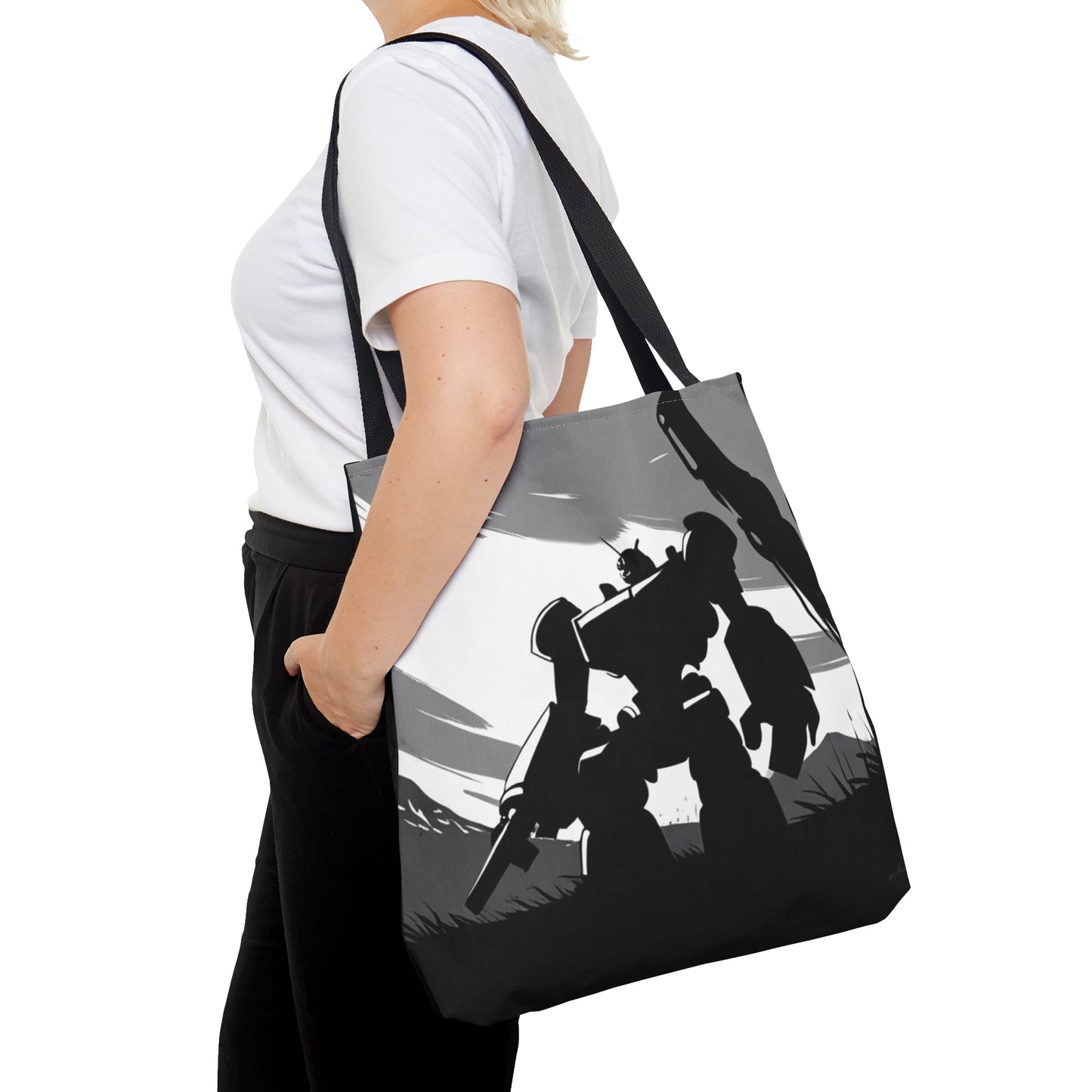 Battle Robot Tote Bag