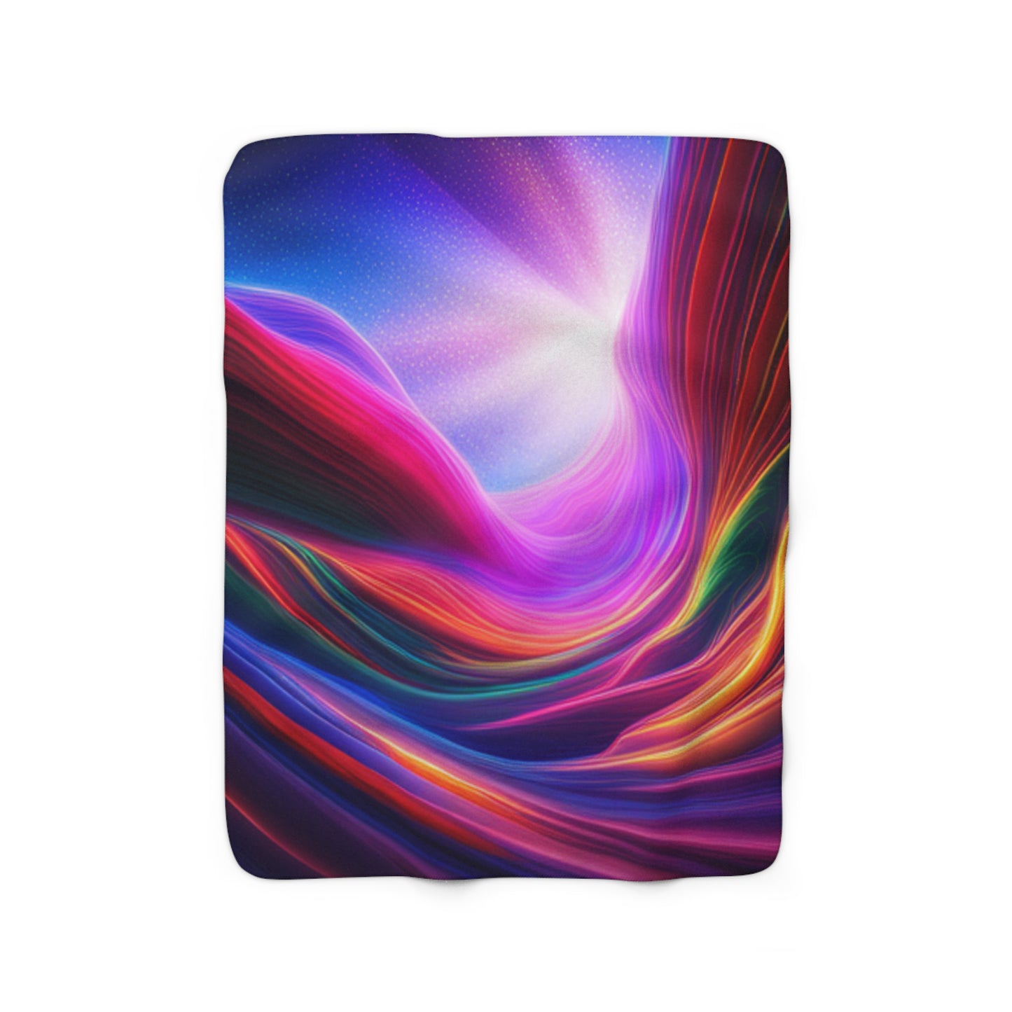 Color Burst Sherpa Fleece Blanket