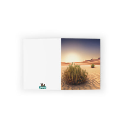 Desert Landscape Greeting cards