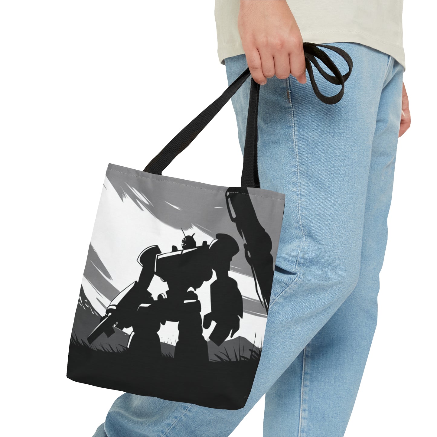 Battle Robot Tote Bag