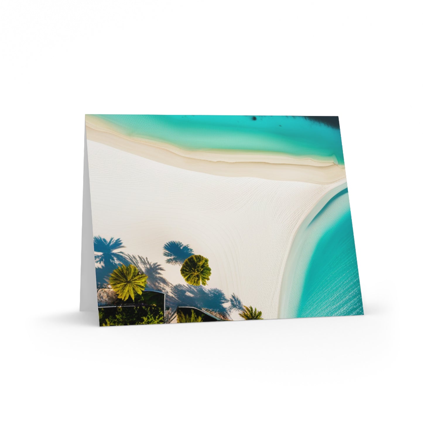 Beach Scene Greeting cards