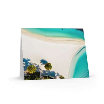 Beach Scene Greeting cards