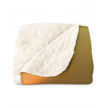 Color Band Sherpa Fleece Blanket