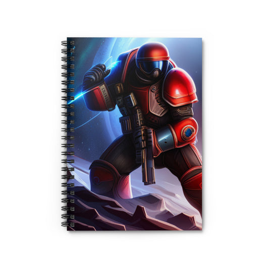 Space Marine Spiral Notebook - Ruled Line