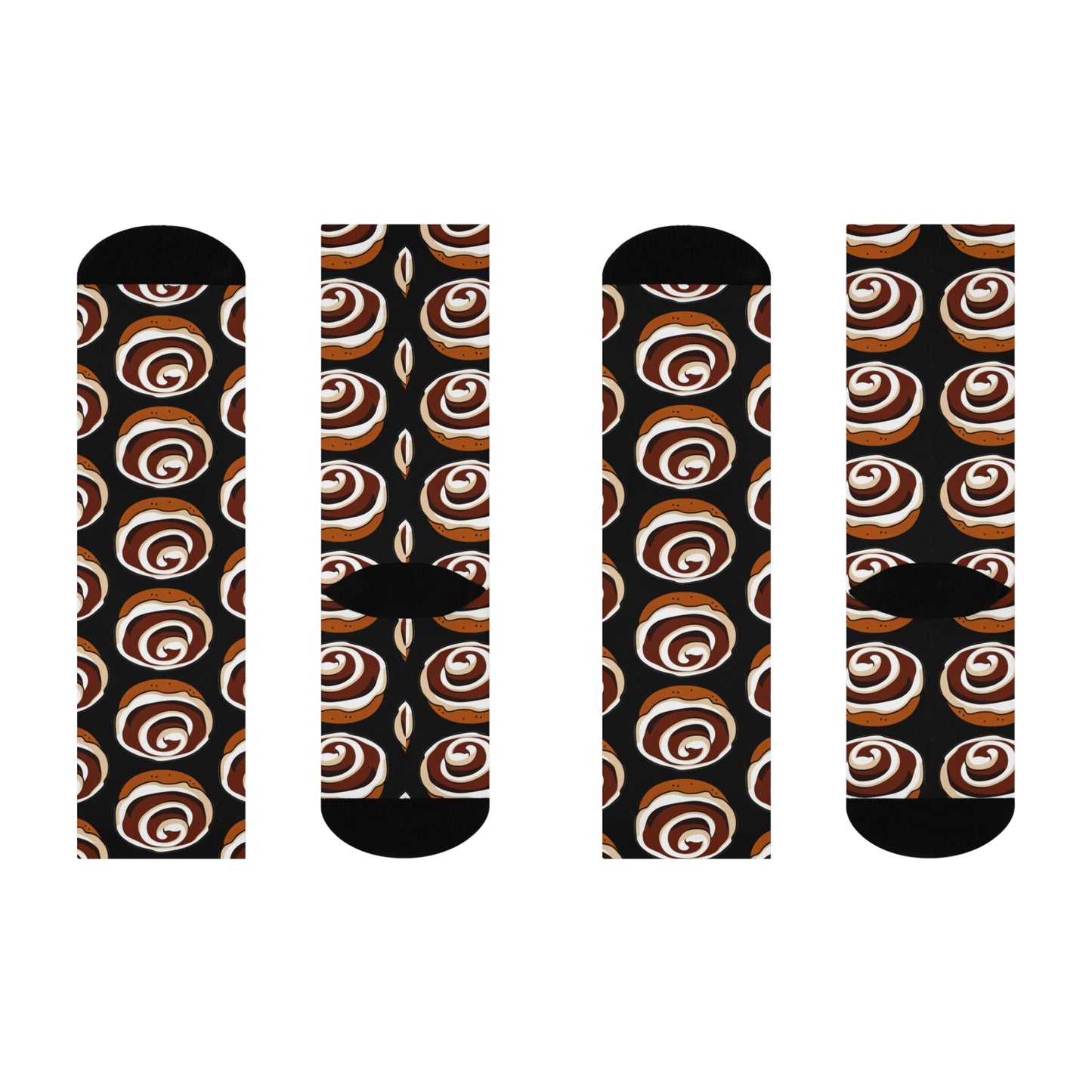 Cinnamon Buns Cushioned Crew Socks