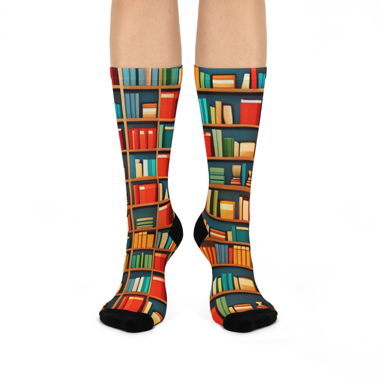 Books Cushioned Crew Socks