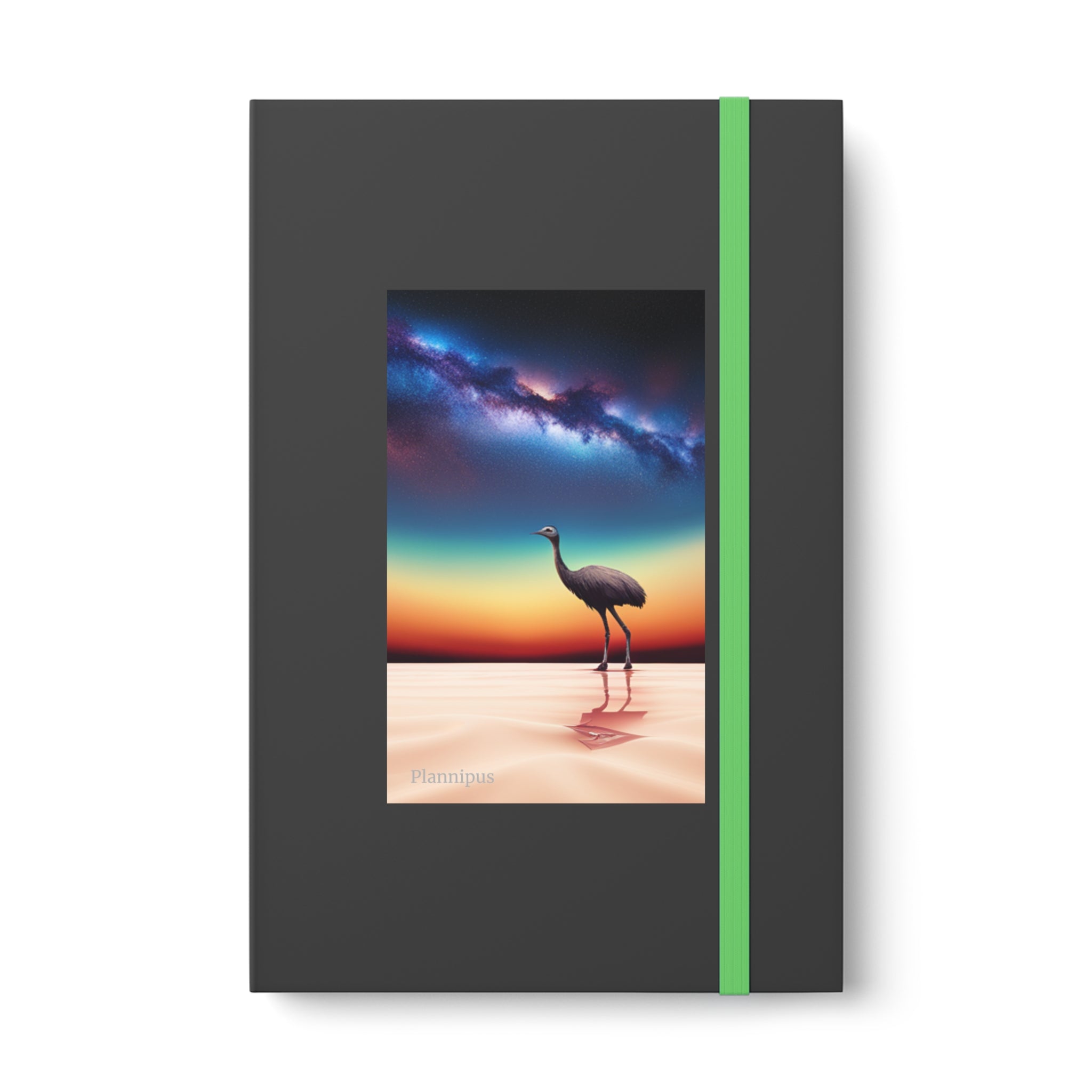 Emu Color Contrast Notebook - Ruled