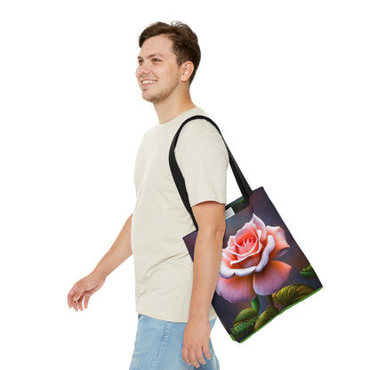 Print Rose Tote Bag