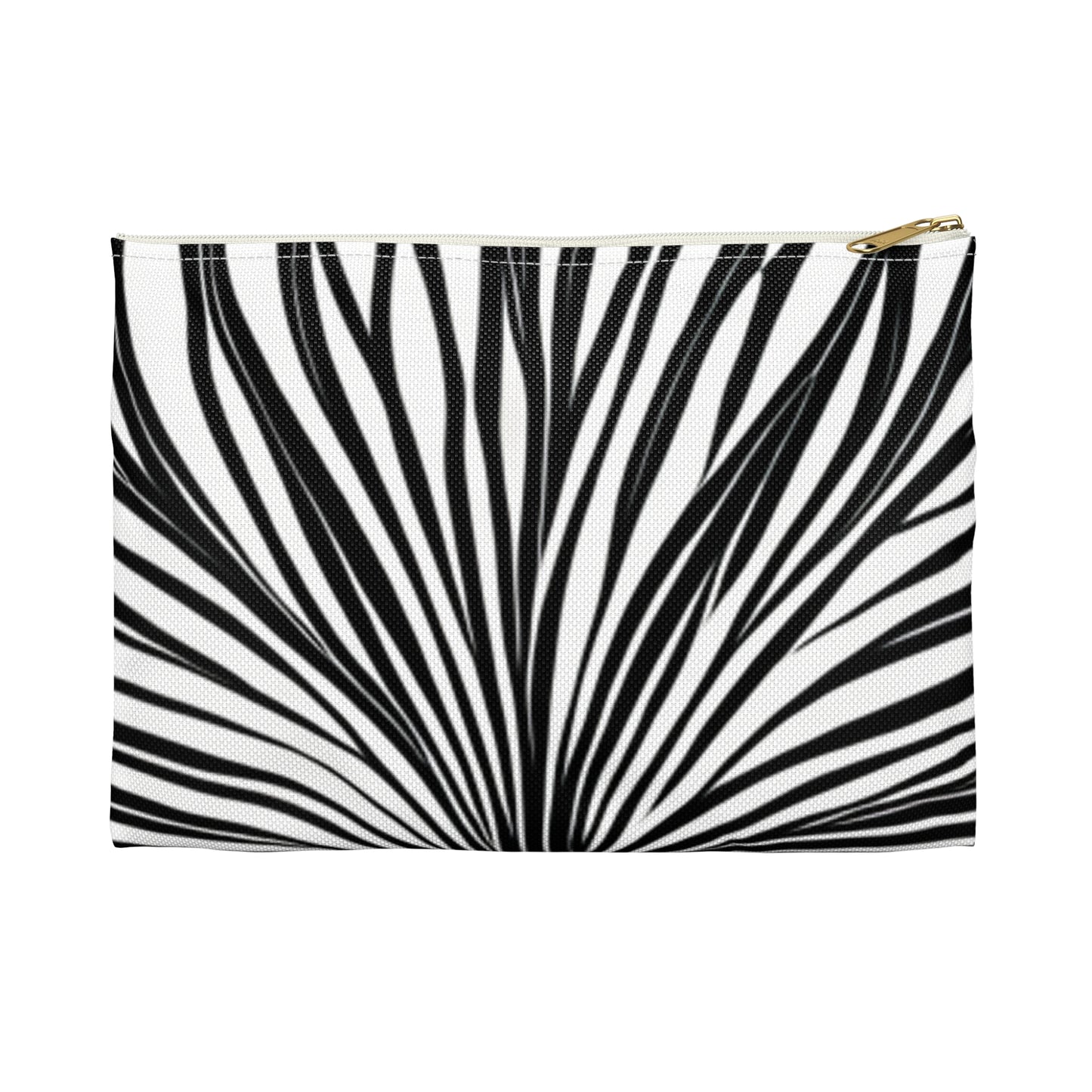 Black and White waves Accessory Pouch