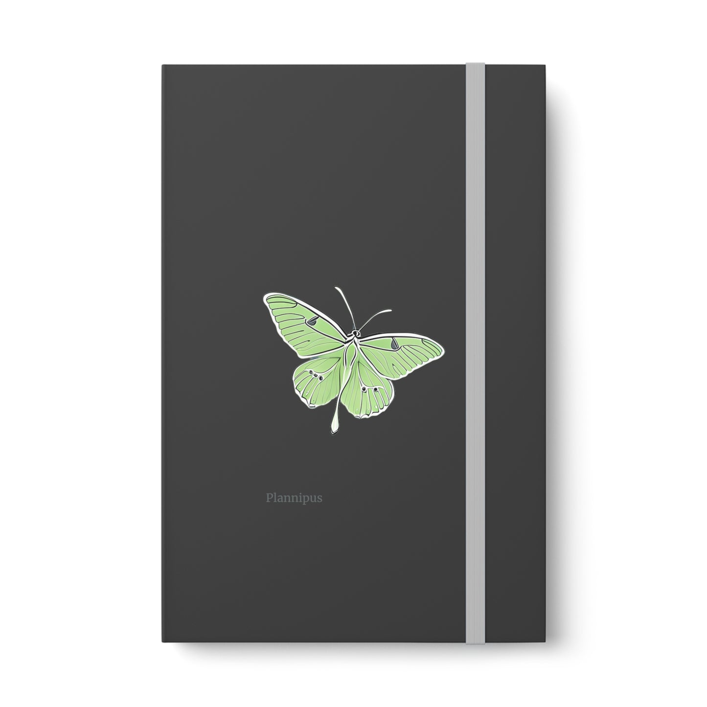 Luna Moth Color Contrast Notebook - Ruled