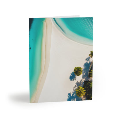 Beach Scene Greeting cards