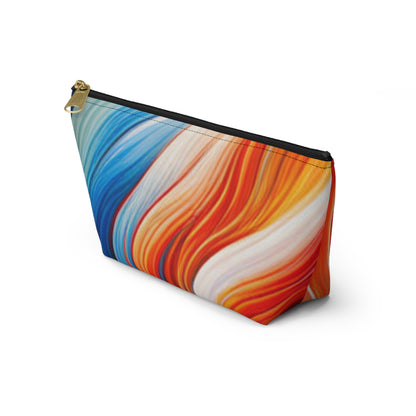 Fire Swirl Accessory Pouch w T-bottom